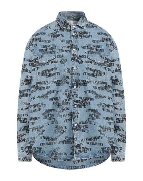 Man Denim shirt Blue