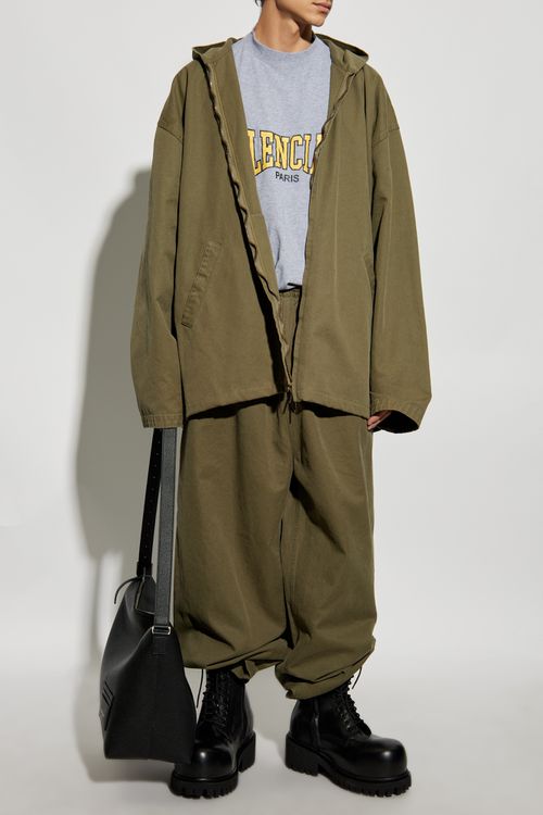 Hooded Jacket, Men's, Green