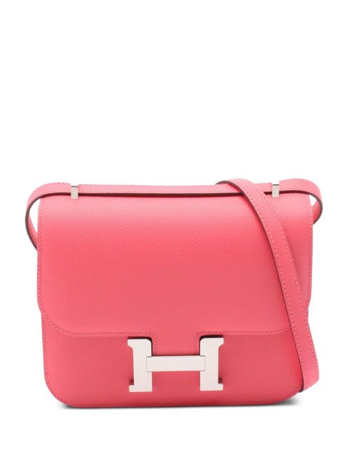 2023 Constance leather crossbody bag - Pink