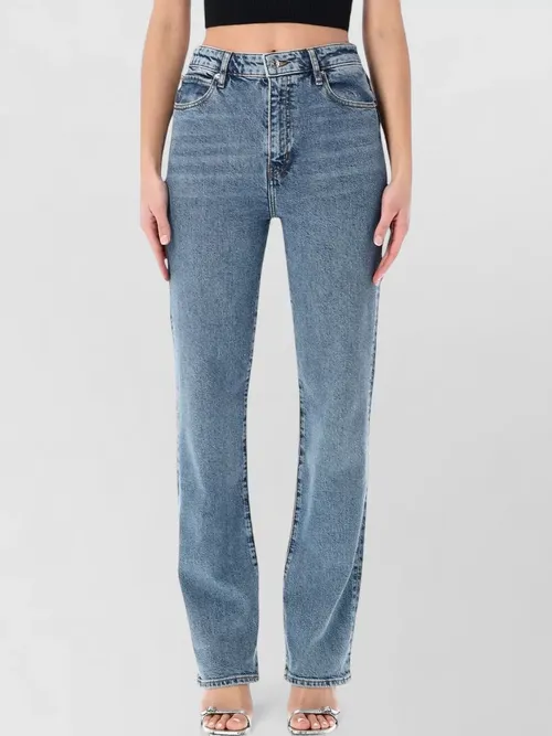 Frame - signature ruler trousers belt loops design