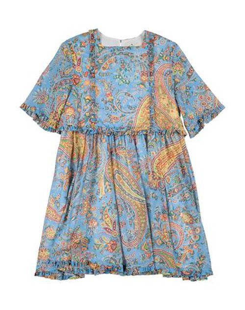 Kid Girl Kids' dress Sky blue Size 14 Cotton