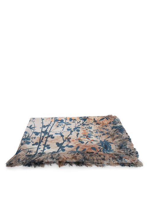 Aloe Multicolor Cream Scarf