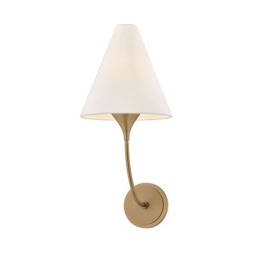 Patina Brass Wall Sconce from the Evermore Collection