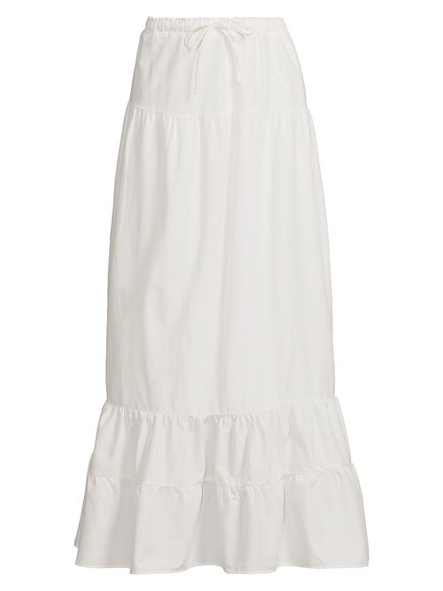 Women's Rily Tiered Maxi Skirt - White