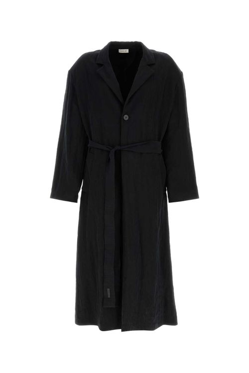 Unlined Coat — Black