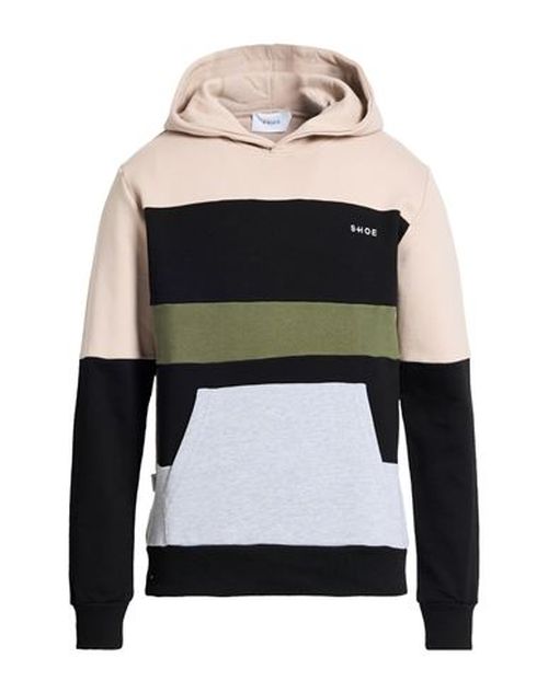 Man Sweatshirt Black Size L Cotton
