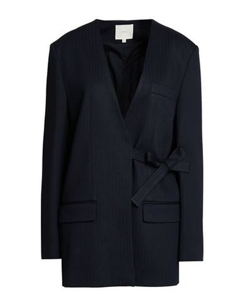 Woman Blazer Navy Size 12 Viscose, Polyamide, Polyester, Elastane