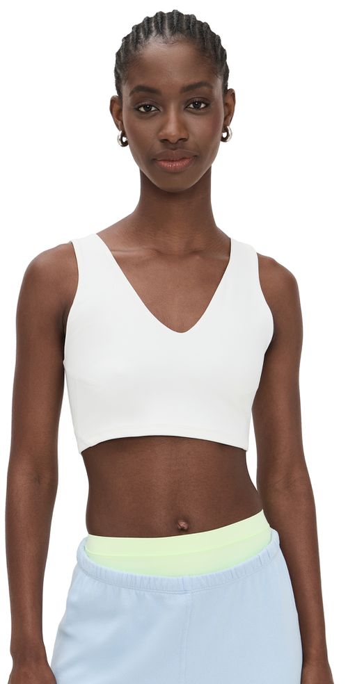 Never Better Crop Cami White
