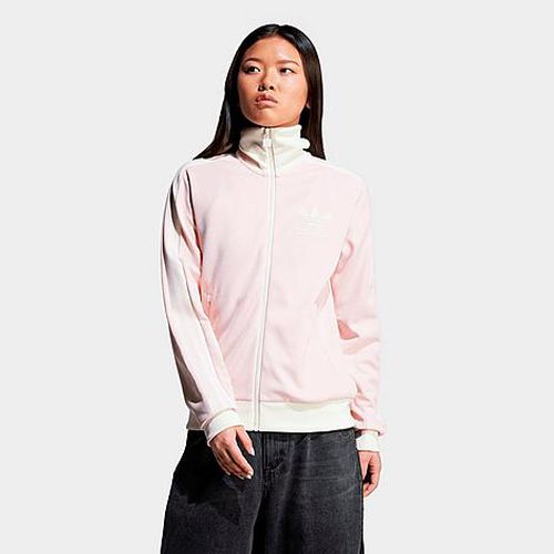 Women's Originals Beckenbauer Classic Track Top Jacket in Pink/Sandy Pink
