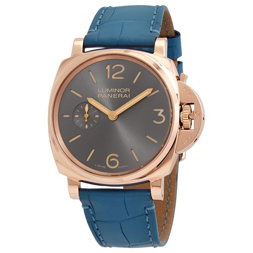 Pre-owned Luminor Due Hand Wind Mens Watch PAM00677