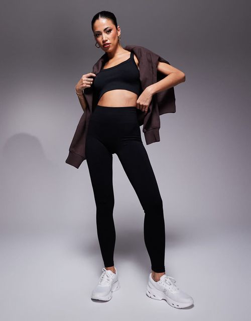 4505 sculpting seamless high waist gym leggings in black