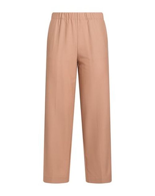 Woman Pants Sand Size 10 Virgin Wool, Elastane