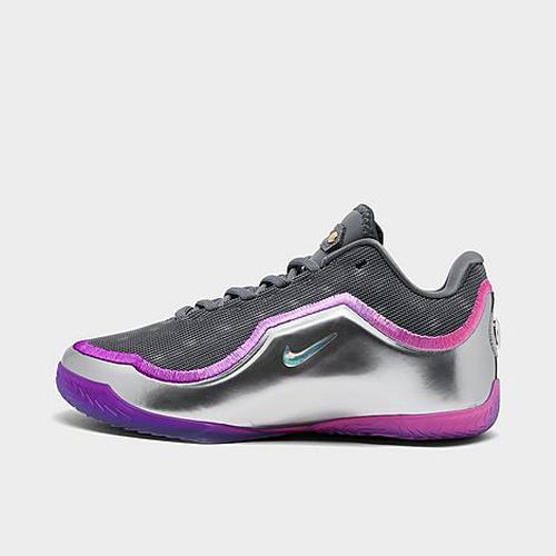Big Kids LeBron 23 Basketball Shoes in Cool Grey/Metallic Silver/Vivid Purple