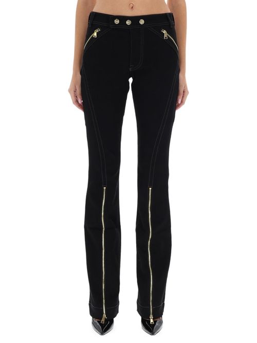 Pants with Zipper Detail