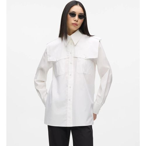 Karl Lagerfeld - Archiv Popeline-hemd, Damen, Weiss, Größe