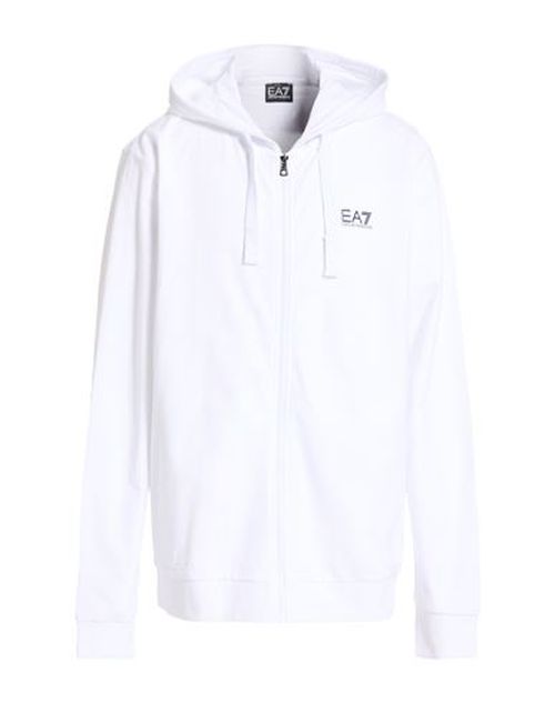 Man Sweatshirt White Size XS Cotton