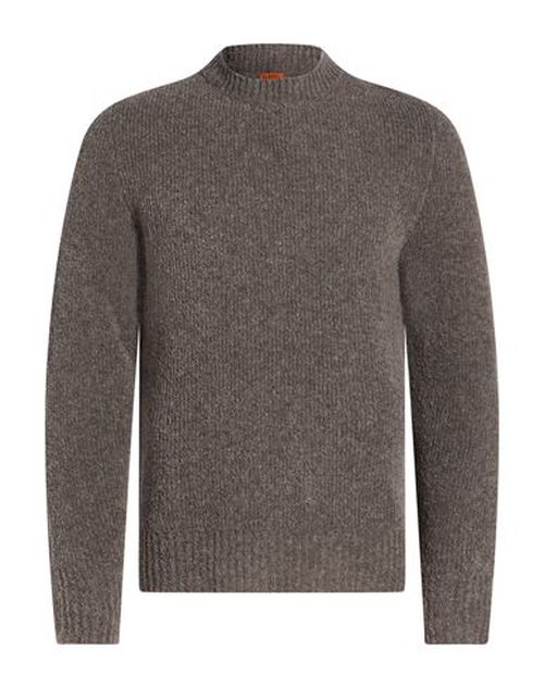 Man Sweater Taupe Size M Wool, Polyamide