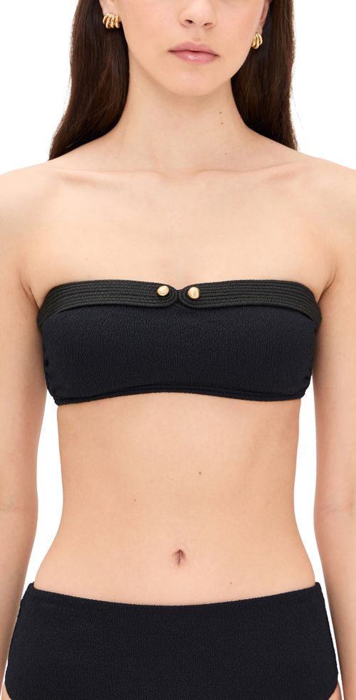 Lian Bandeau Bikini Top Black