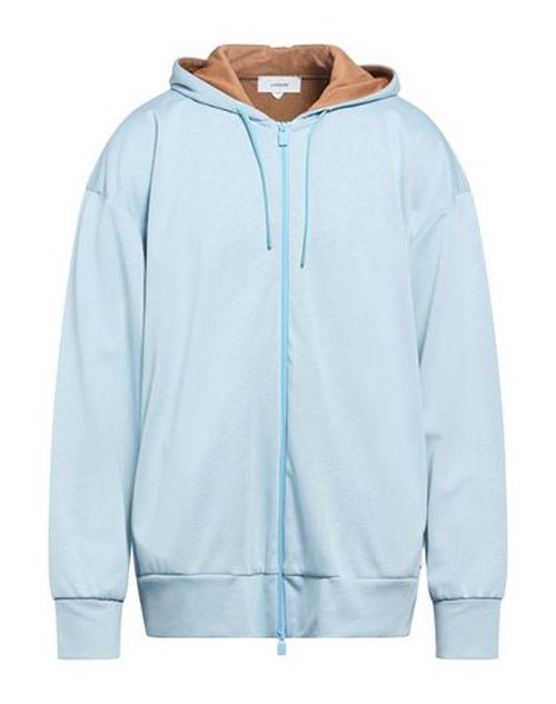 Man Sweatshirt Sky blue Size L Viscose