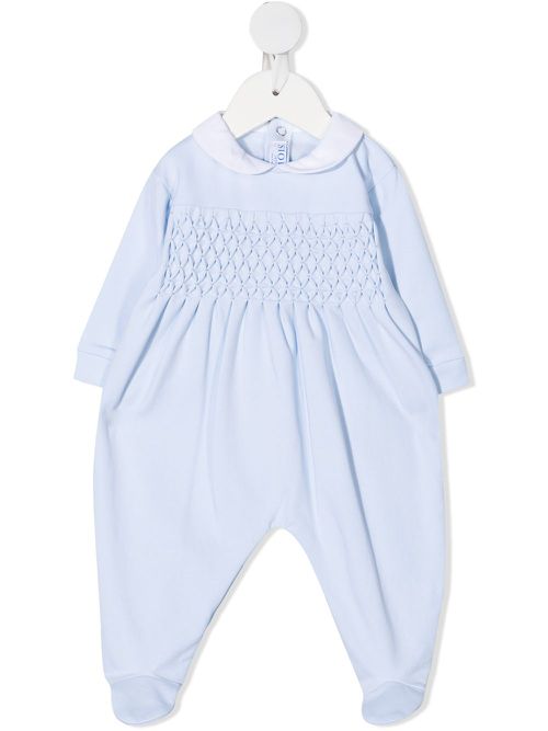 Diamond knit pattern pyjamas - Blue