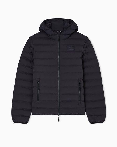 Water-resistant Winter jacket with a fixed hood