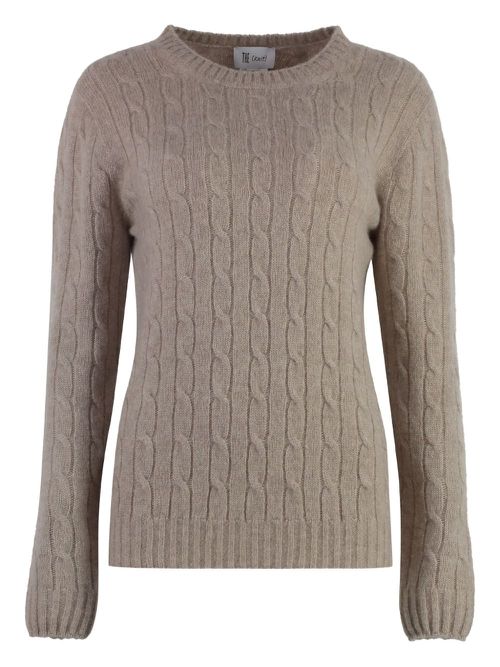 Cable-knit sweater - Neutrals