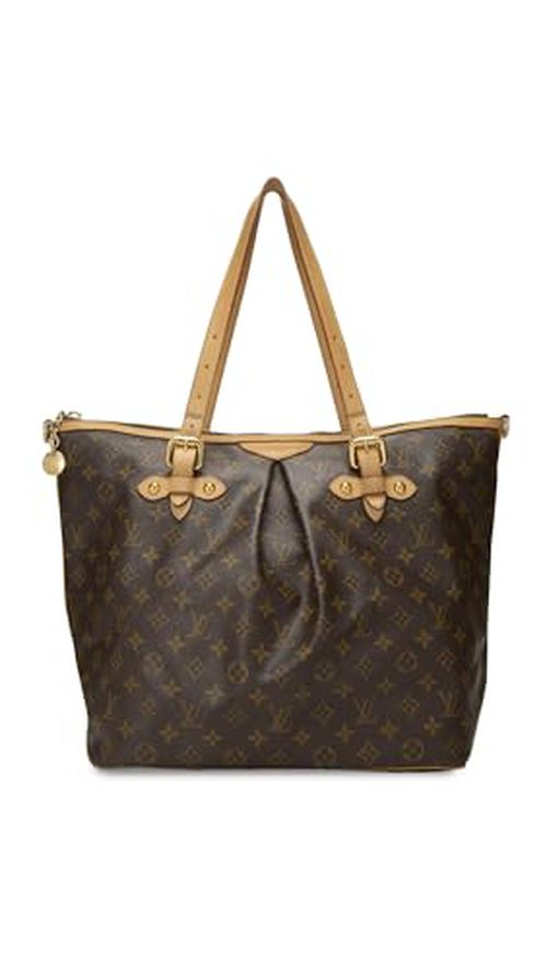 WHAT GOES AROUND COMES AROUND Women's Pre-Loved Louis Vuitton Monogram Palermo GM Tote, Brown, One Size