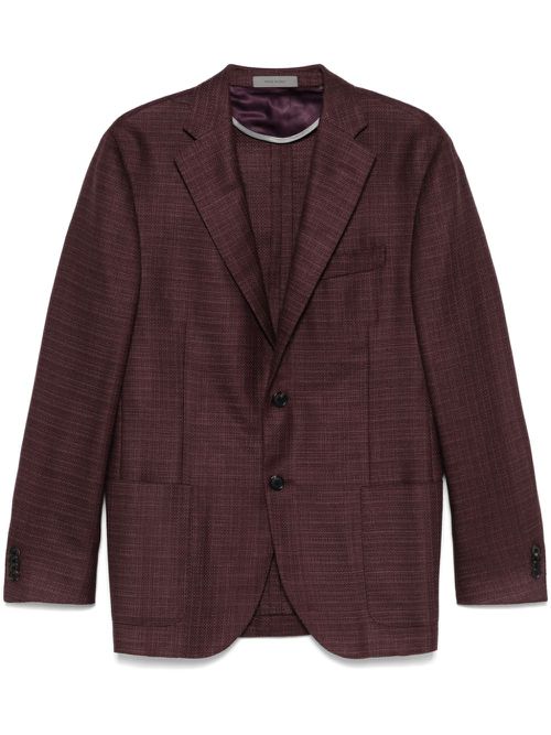 Single-breasted blazer - Red