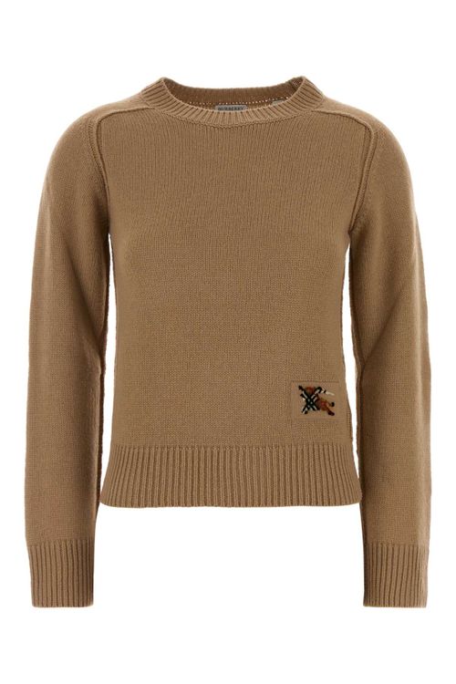 Wool Cashmere Sweater — Camel