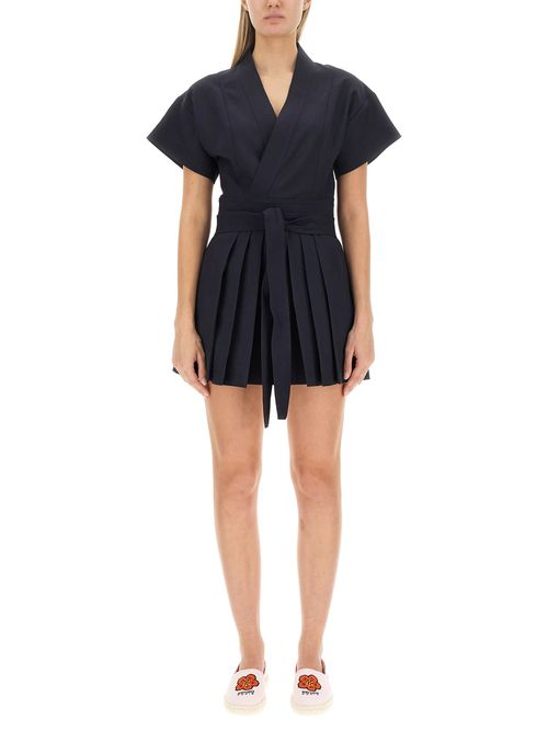 Blue Wool Dress