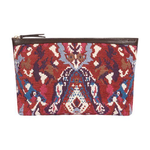 Zipped clutch