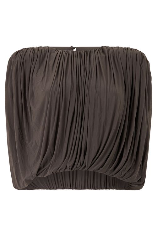 Sleeveless Pleated Top