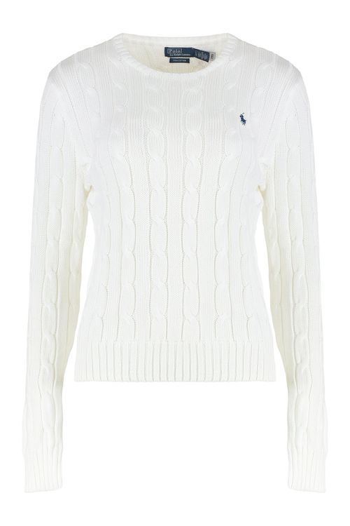 Cable Knit Sweater with Long Sleeves
