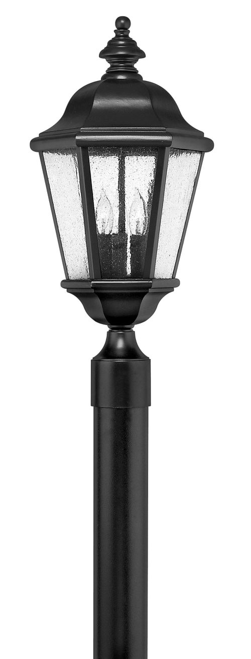 Black LED Post Top Pier Mount from the Edgewater Collection