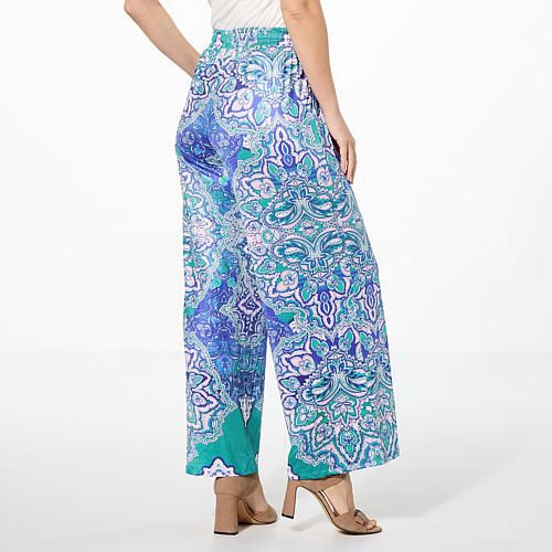 Printed Pull-On Colada Pant - Pink