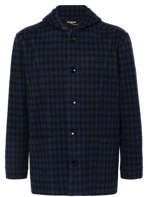 Checked jacket - Blue