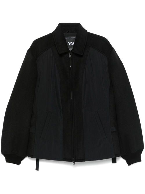 Melton jacket - Black