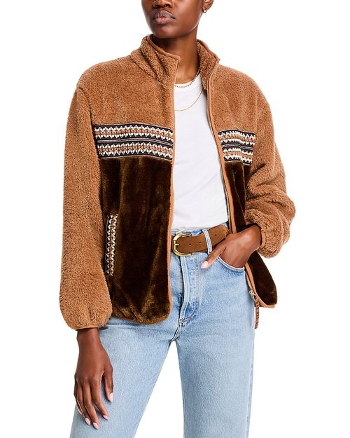 Marlene Sherpa Jacket Heritage Braid
