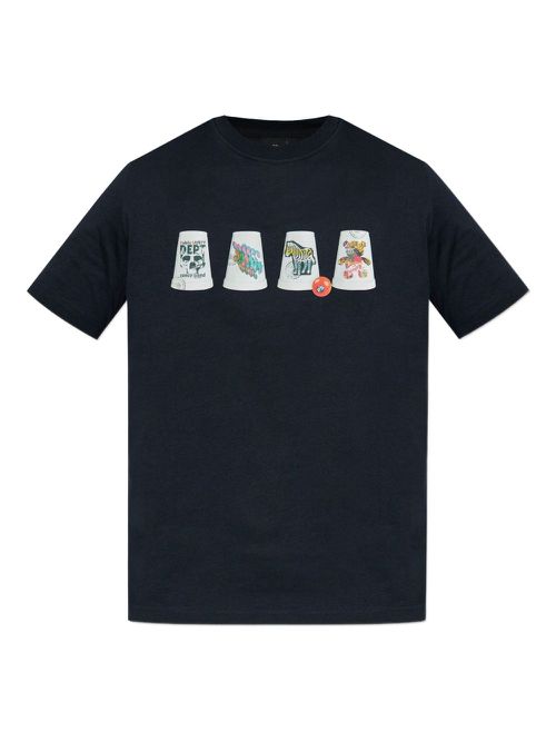 Graphic-print T-shirt - Blue