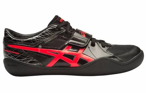 Men's Throw Pro Shoes In Black/coral