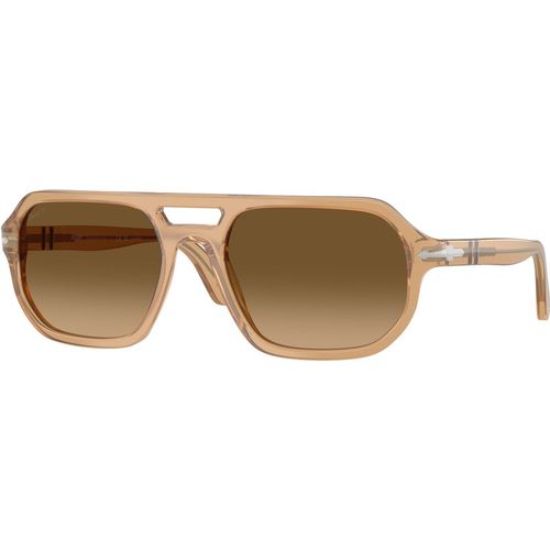 Persol Unisex Persol PO3393S GUIDO 1169M2 Gafas de sol Acetato Marrón Marrón Pillow Polarizado Matizado