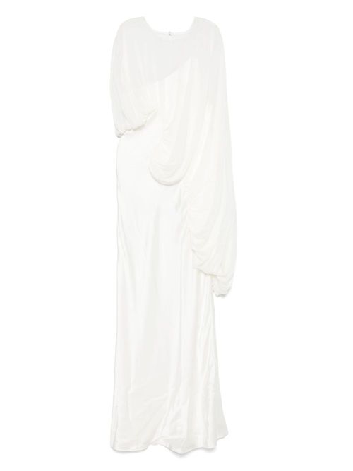 Christopher Esber Cumulus draped gown - White