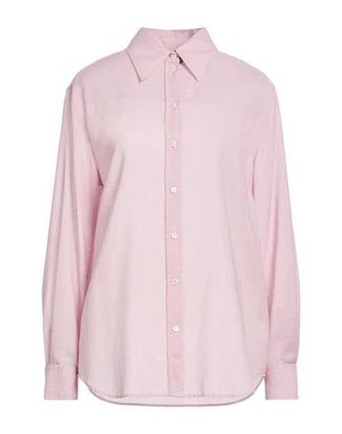 Woman Shirt Pink Size 6 Virgin Wool, Polyamide