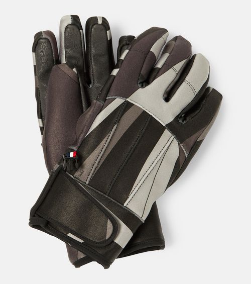 X Fusalp printed ski gloves