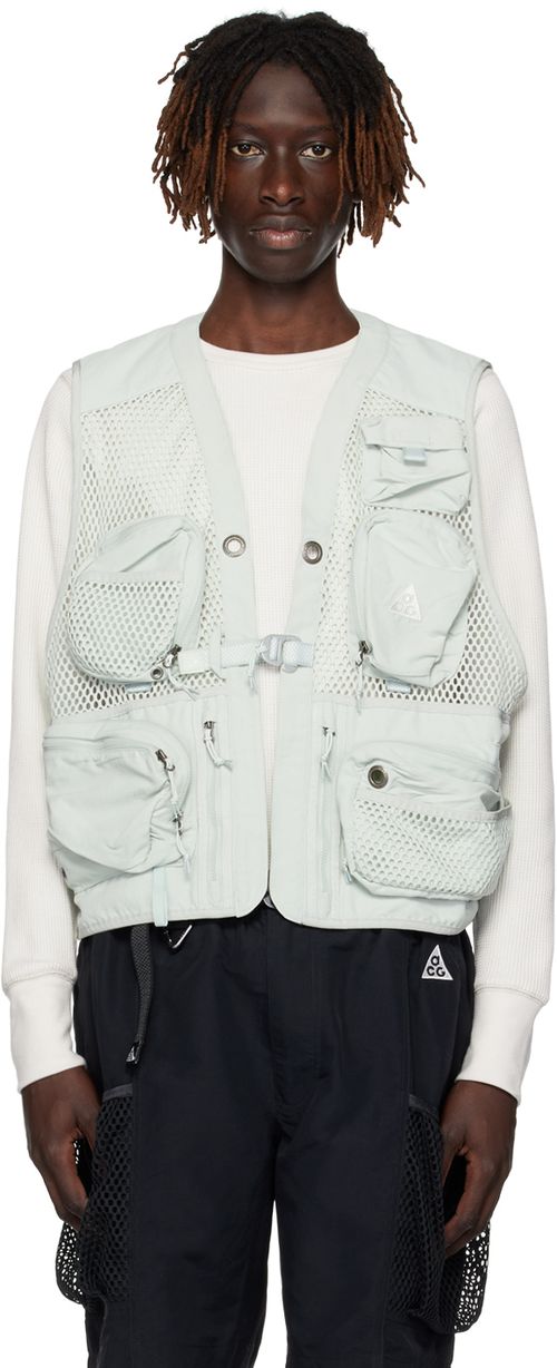 Gray Buttles Vest