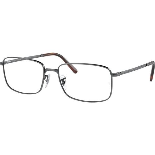 Ray - Ban Unisex Ray - Ban RX3717V 2502 Optical frames Metal Grey Transparent Squared Norma