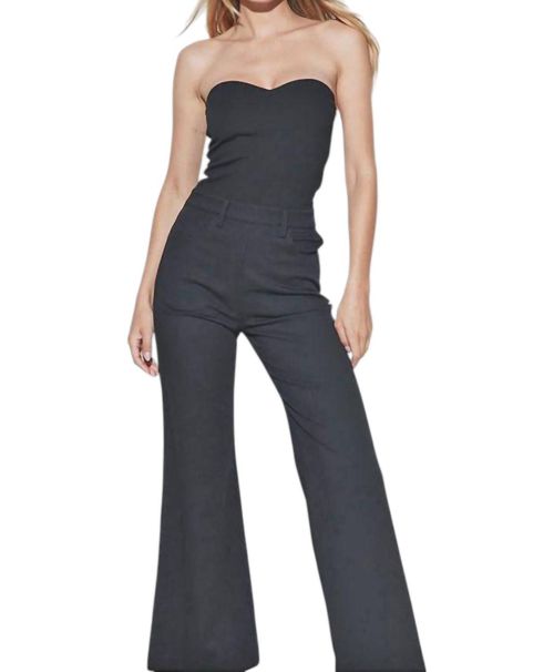 Expander Jumpsuit In Black