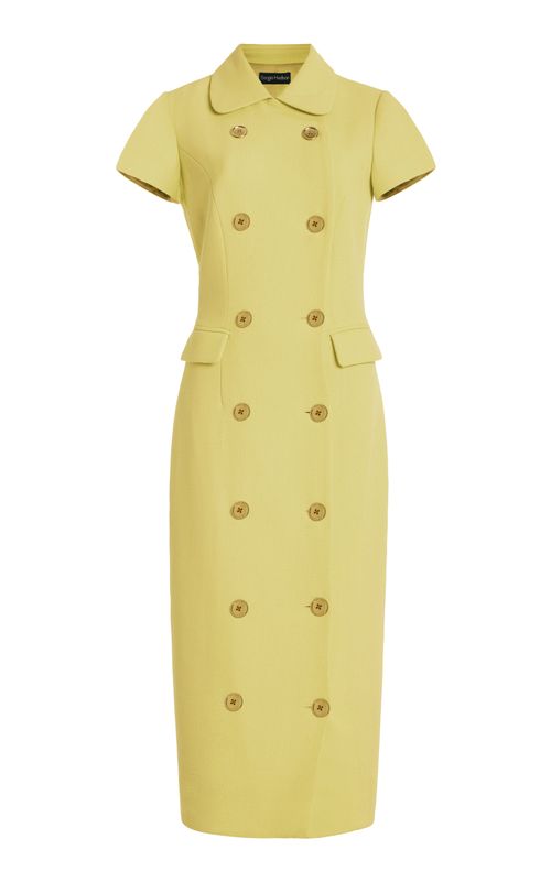 Button-Front Blazer Dress - Moda Operandi