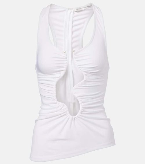 Salacia cutout ruched tank top