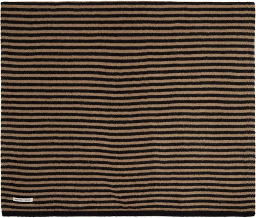 Black & Beige Wool Leigh Scarf
